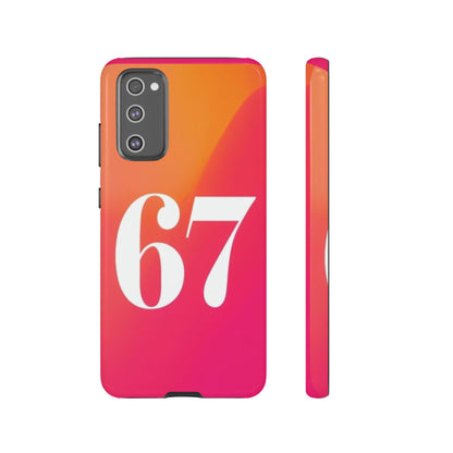 "67" Mobile Phone Case