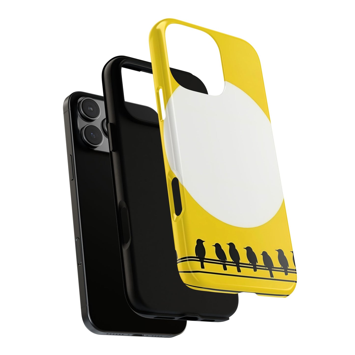 "The Feathered Assembly - Yellow" Mobile Phone Case