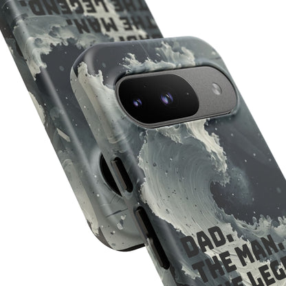 "Dad. The Man. The Legend" Mobile Phone Case (grey)