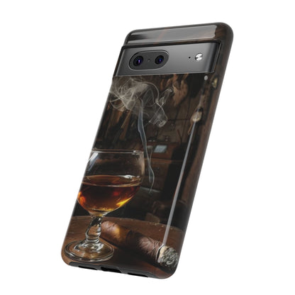 "Hot Whiskey and Cigar" Mobile Phone Case