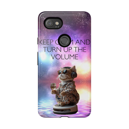 "Keep calm and turn up the Volume" Mobile Phone Case (mix)