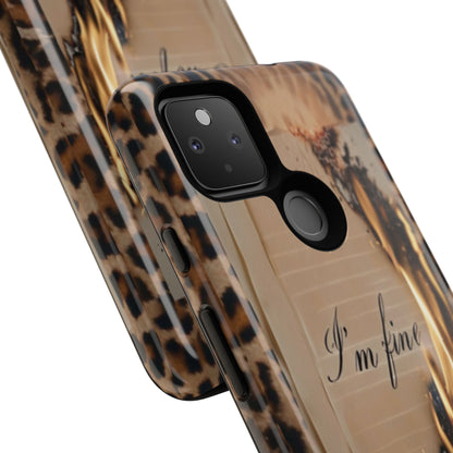 "I Am Fine" Mobile Phone Case