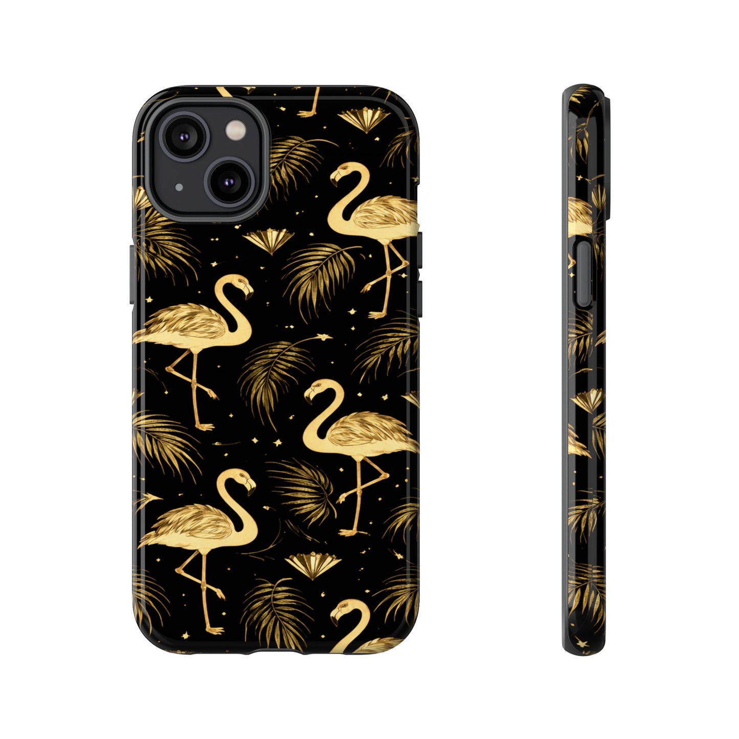 "Gold Flamingo" Mobile Phone Case