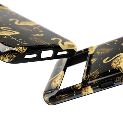 "Gold Flamingo" Mobile Phone Case