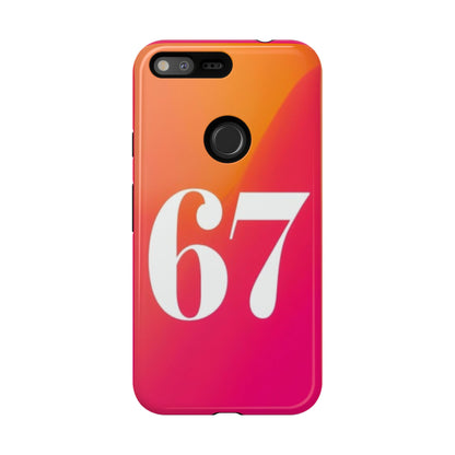 "67" Mobile Phone Case