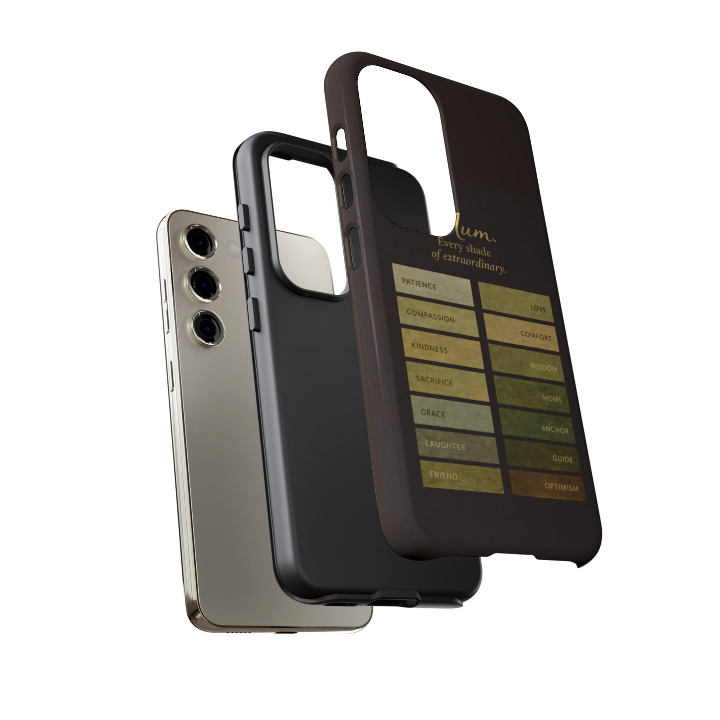 "Every Shade of Extraordinary" Mobile Phone Case (green)