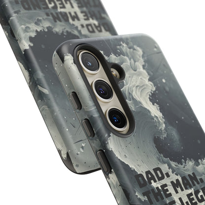 "Dad. The Man. The Legend" Mobile Phone Case (grey)
