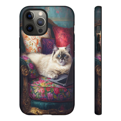 "Purr-sian Productivity" Mobile Phone Case
