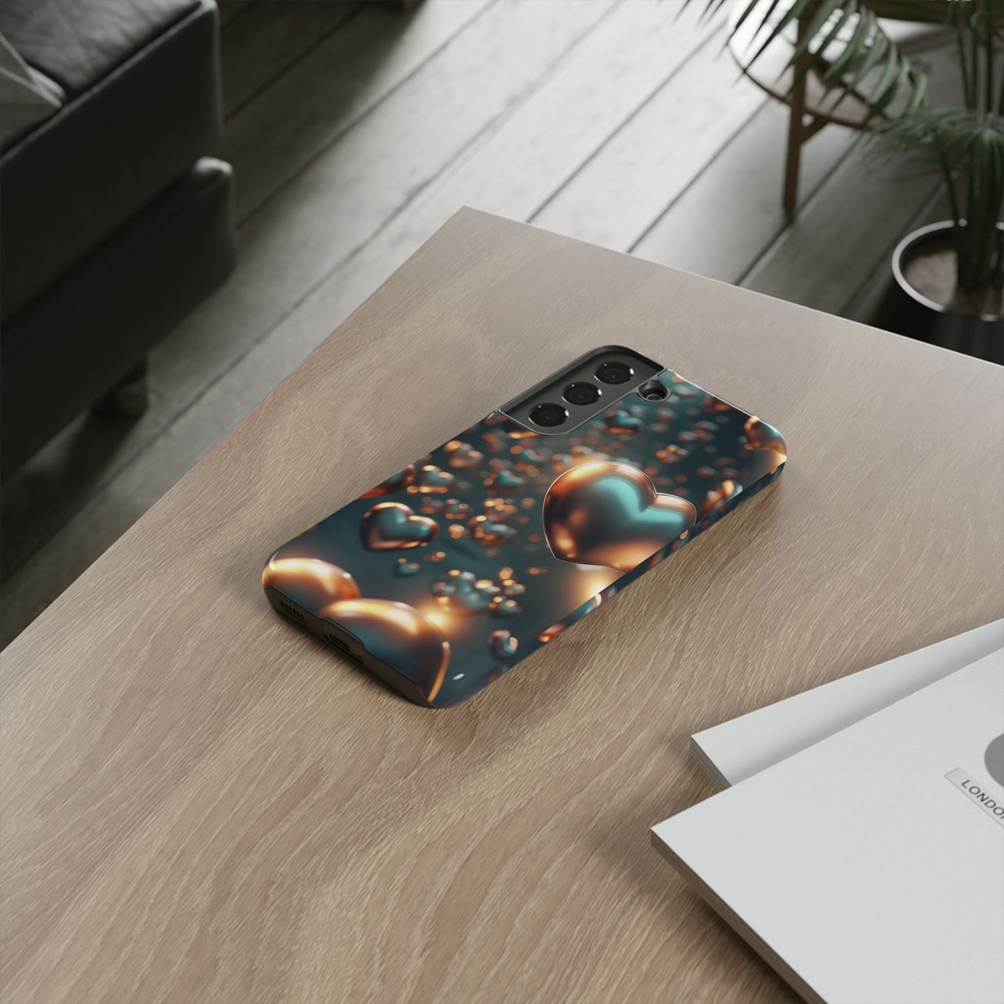 "Hearts on Repeat" Mobile Phone Case