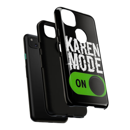 "Karen Mode On" Mobile Phone Case (green)
