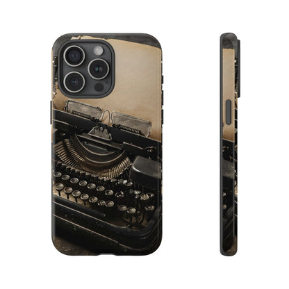 "Fade in. A Writer at the Cusp of Genius" Mobile Phone Case