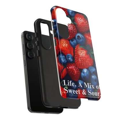 "Life. A Mix of Sweet and Sour" Mobile Phone Case