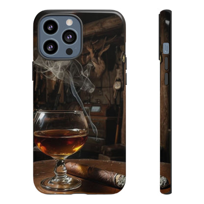 "Hot Whiskey and Cigar" Mobile Phone Case