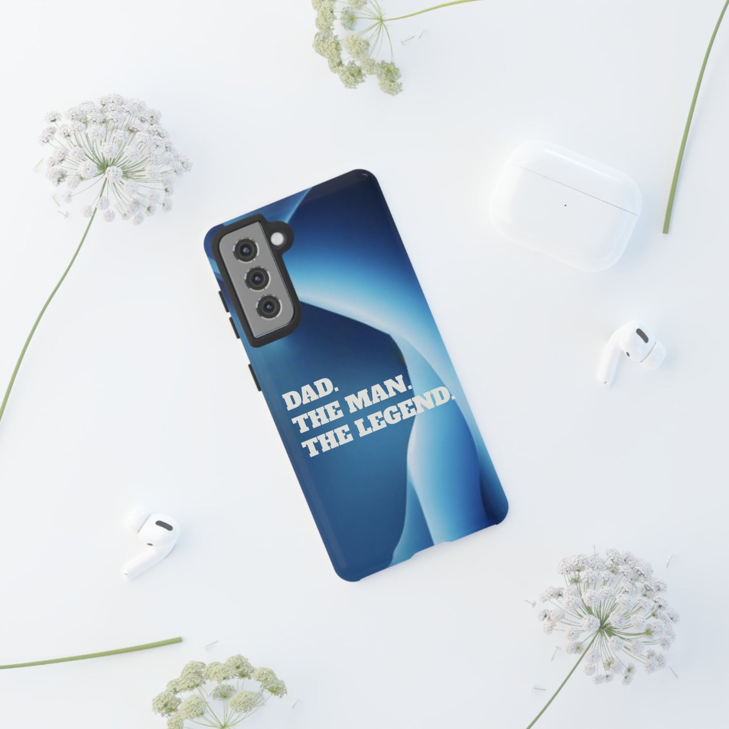 "Dad.  The Man.  The Legend" Mobile Phone Case (blue)