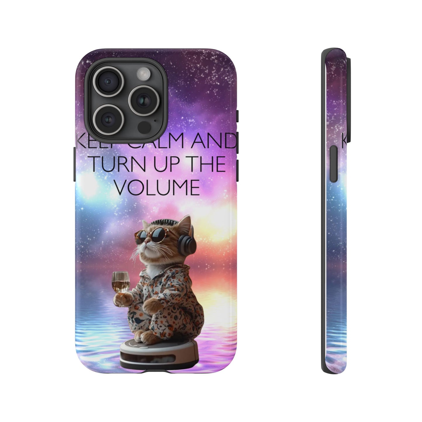 "Keep calm and turn up the Volume" Mobile Phone Case (mix)