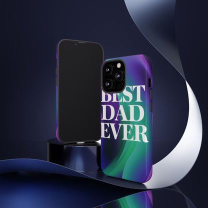 "Best Dad Ever" Mobile Phone Case (purple)