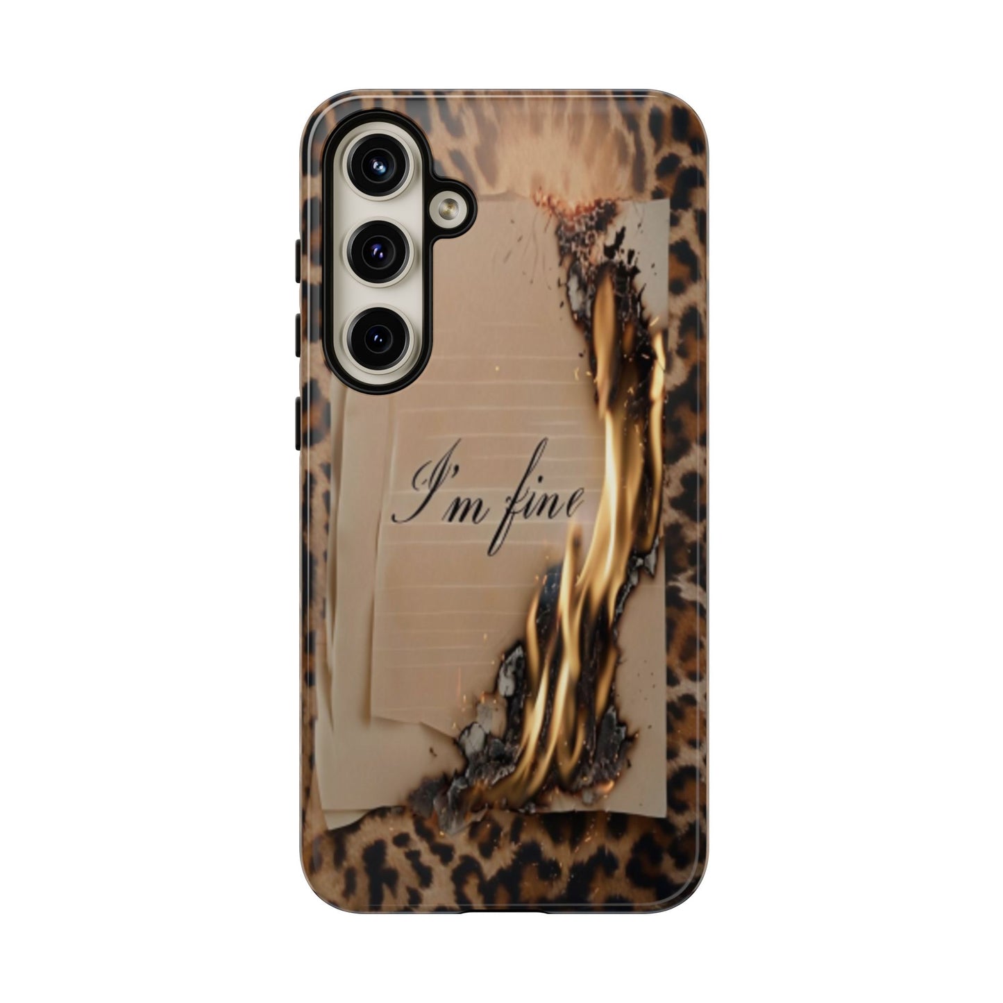 "I Am Fine" Mobile Phone Case