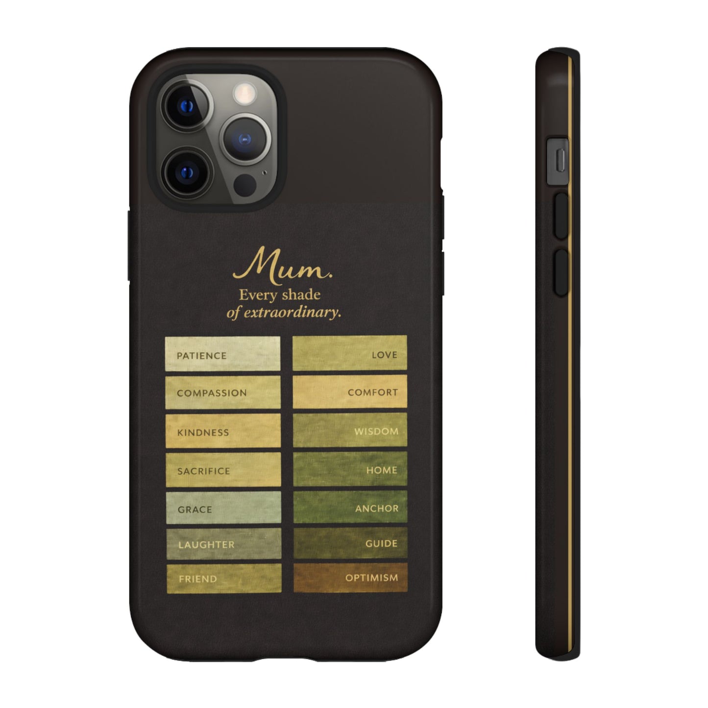 "Every Shade of Extraordinary" Mobile Phone Case (green)