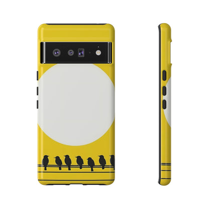 "The Feathered Assembly - Yellow" Mobile Phone Case