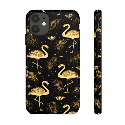 "Gold Flamingo" Mobile Phone Case