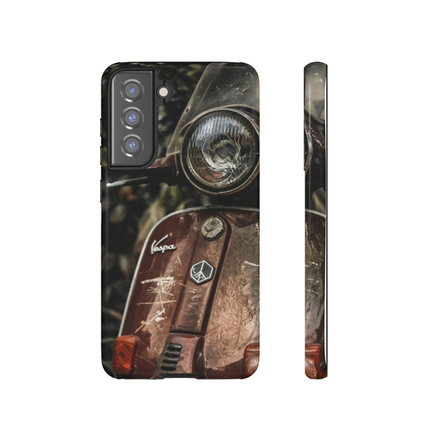 "Vespa. Old Soul, Full Tank" Mobile Phone Case