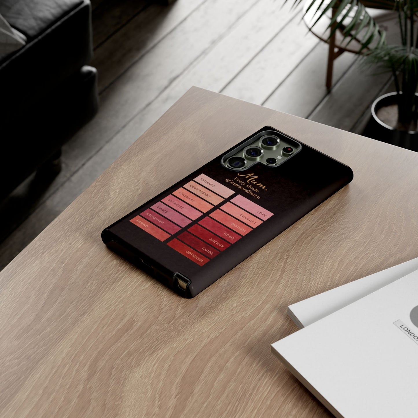 "Every Shade of Extraordinary" Mobile Phone Case (blush)