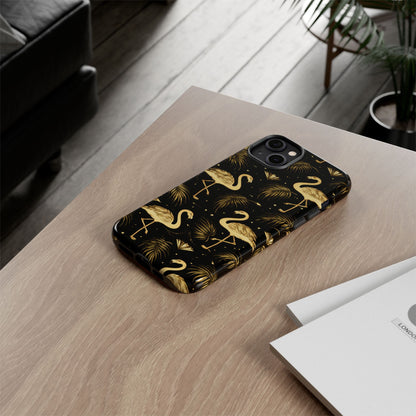 "Gold Flamingo" Mobile Phone Case