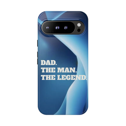 "Dad.  The Man.  The Legend" Mobile Phone Case (blue)