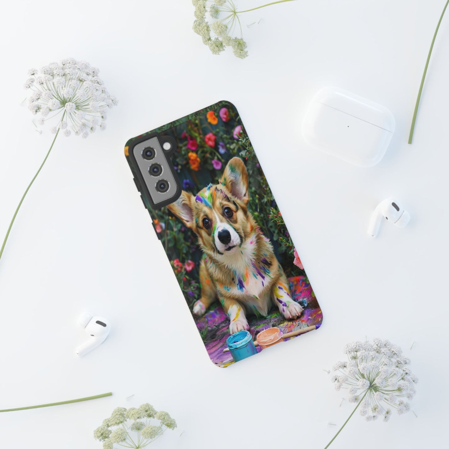"Paint It Corgi" Mobile Phone Case