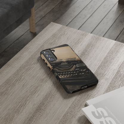 "Fade in. A Writer at the Cusp of Genius" Mobile Phone Case