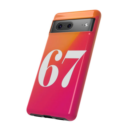 "67" Mobile Phone Case