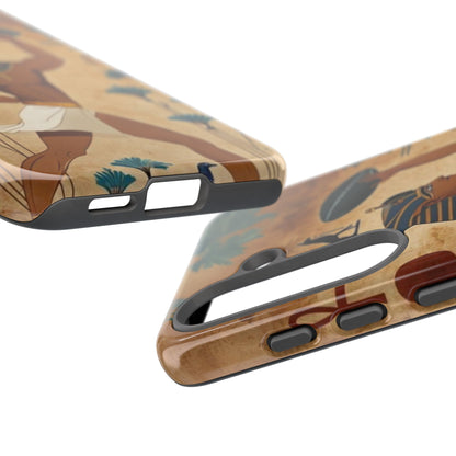 "Tutankhaman Takes the Pass" Mobile Phone Case
