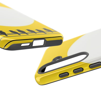 "The Feathered Assembly - Yellow" Mobile Phone Case