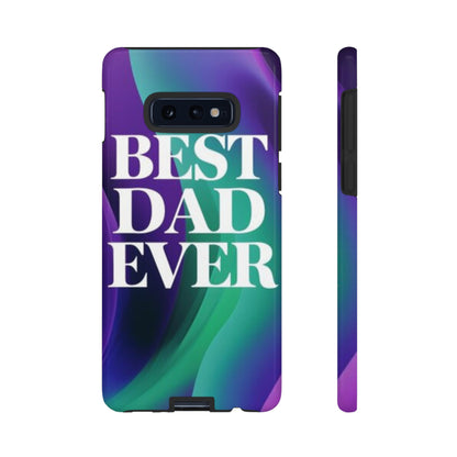 "Best Dad Ever" Mobile Phone Case (purple)