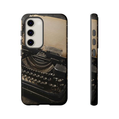 "Fade in. A Writer at the Cusp of Genius" Mobile Phone Case