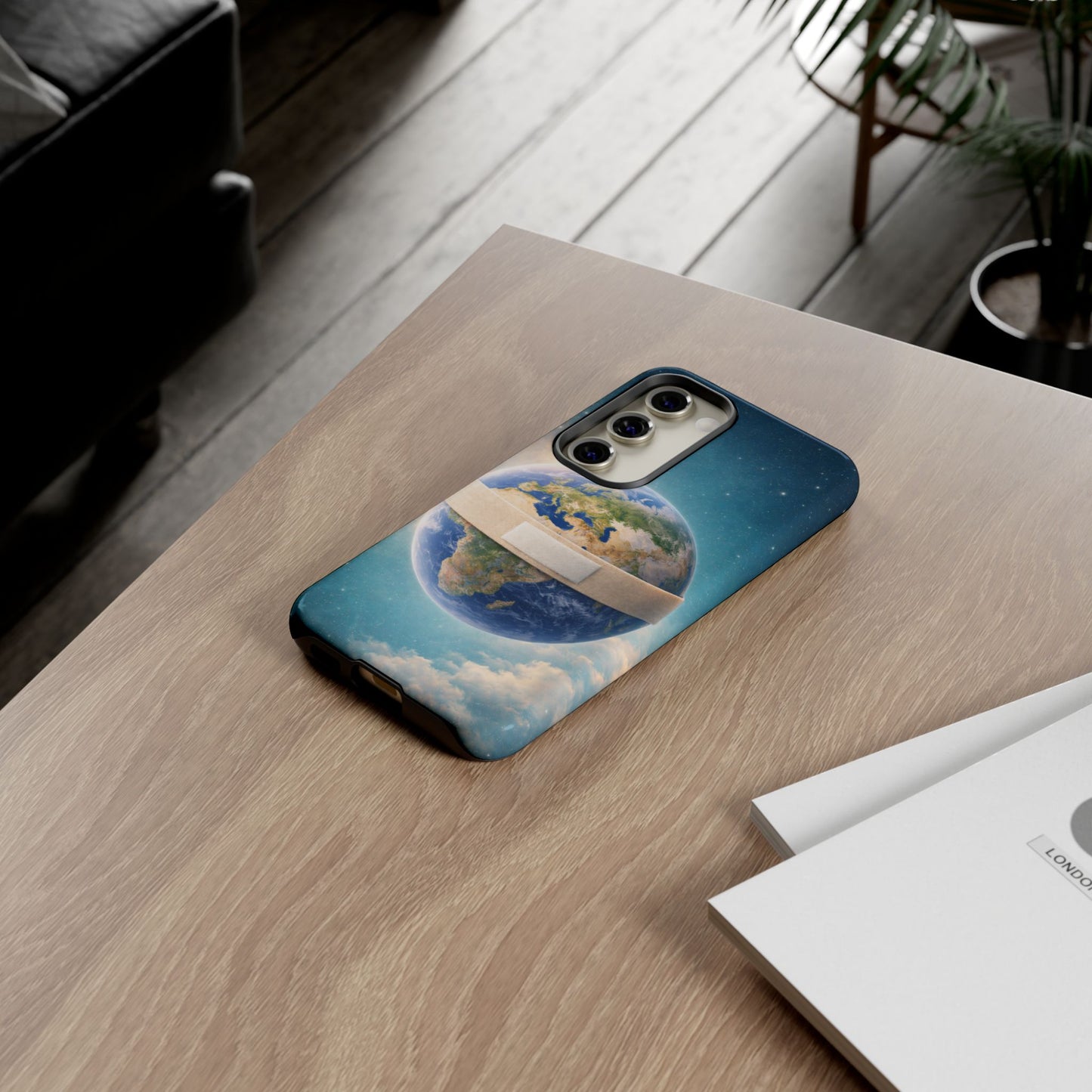 Earth Band Tough Case — Protective Planet Phone Case with Global Design