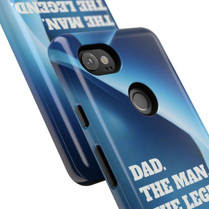 "Dad.  The Man.  The Legend" Mobile Phone Case (blue)