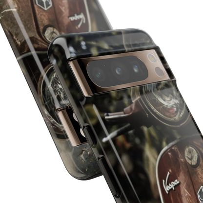 "Vespa. Old Soul, Full Tank" Mobile Phone Case
