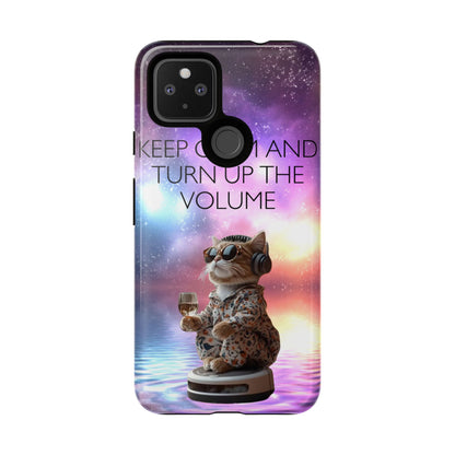 "Keep calm and turn up the Volume" Mobile Phone Case (mix)