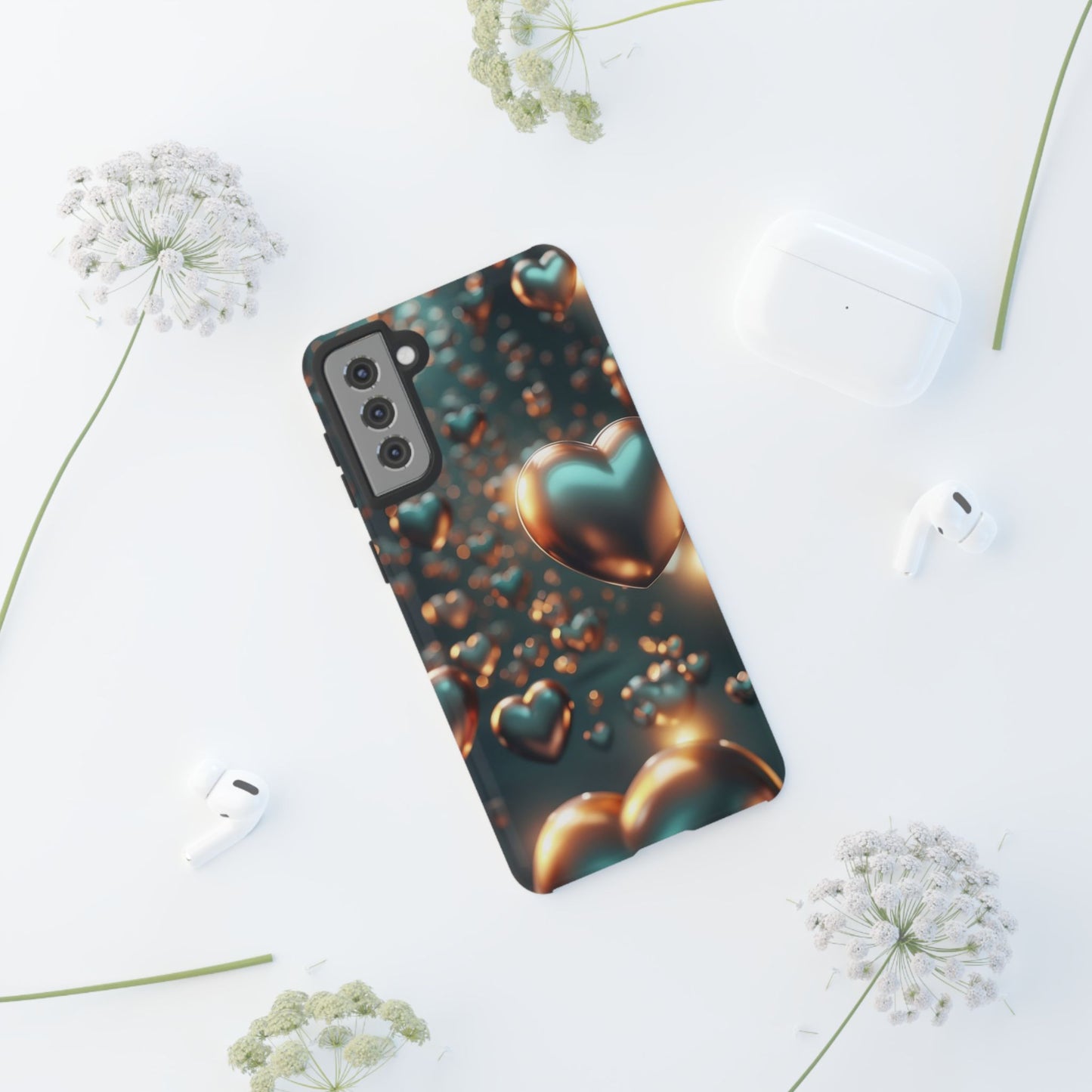 "Hearts on Repeat" Mobile Phone Case