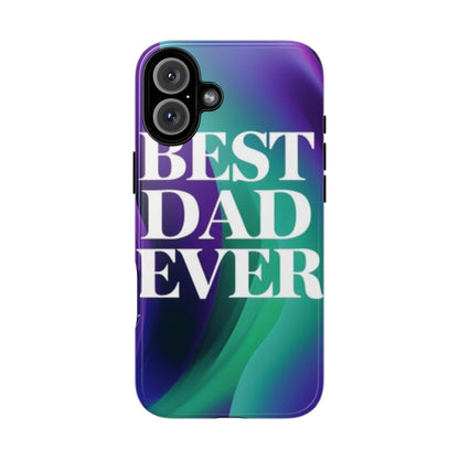 "Best Dad Ever" Mobile Phone Case (purple)