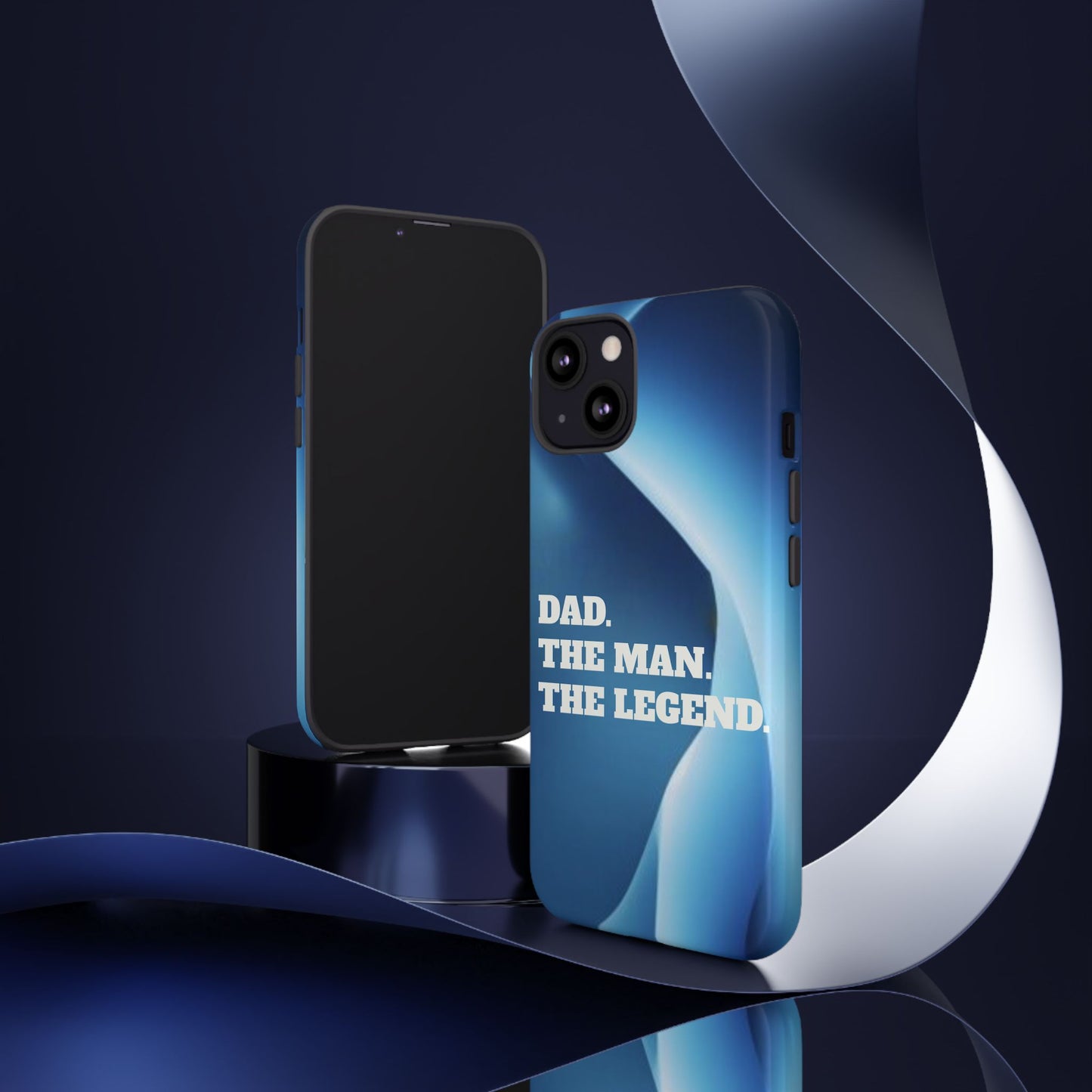 "Dad.  The Man.  The Legend" Mobile Phone Case (blue)