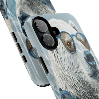 "Urban Zen Polar Bear" Mobile Phone Case (blue)