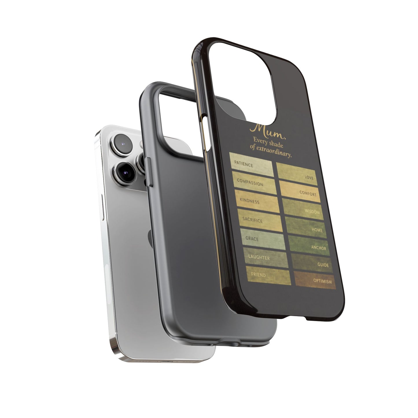 "Every Shade of Extraordinary" Mobile Phone Case (green)