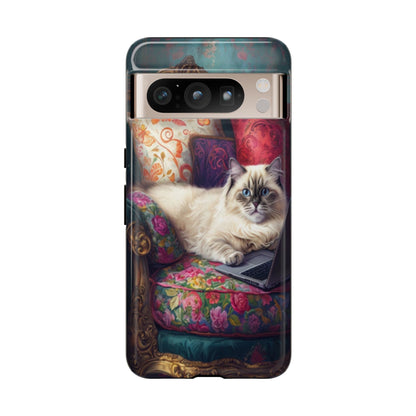 "Purr-sian Productivity" Mobile Phone Case