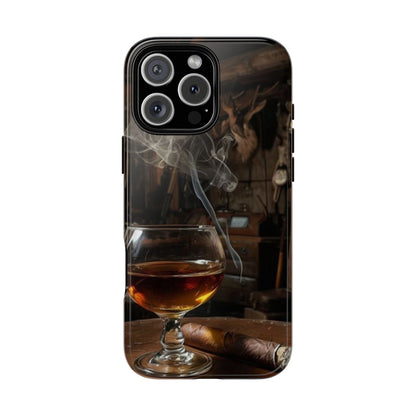 "Hot Whiskey and Cigar" Mobile Phone Case