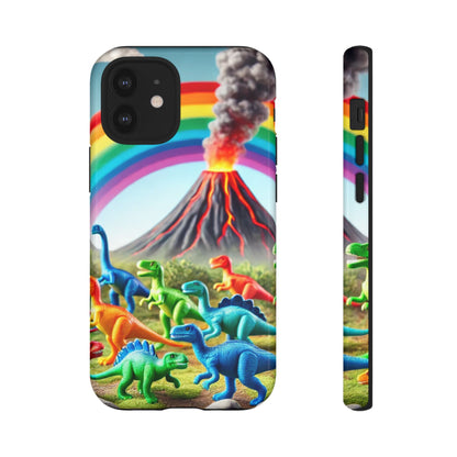 "Rainbow Dinosaurs" Mobile Phone Case