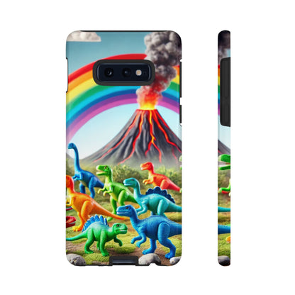 "Rainbow Dinosaurs" Mobile Phone Case