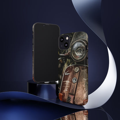 "Vespa. Old Soul, Full Tank" Mobile Phone Case