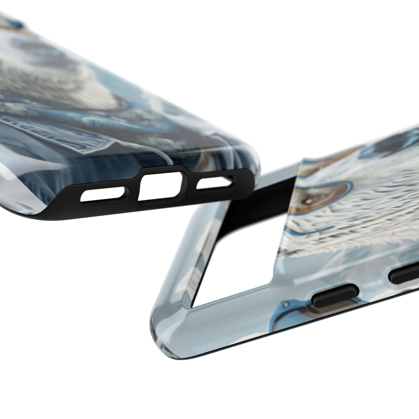 "Urban Zen Polar Bear" Mobile Phone Case (blue)